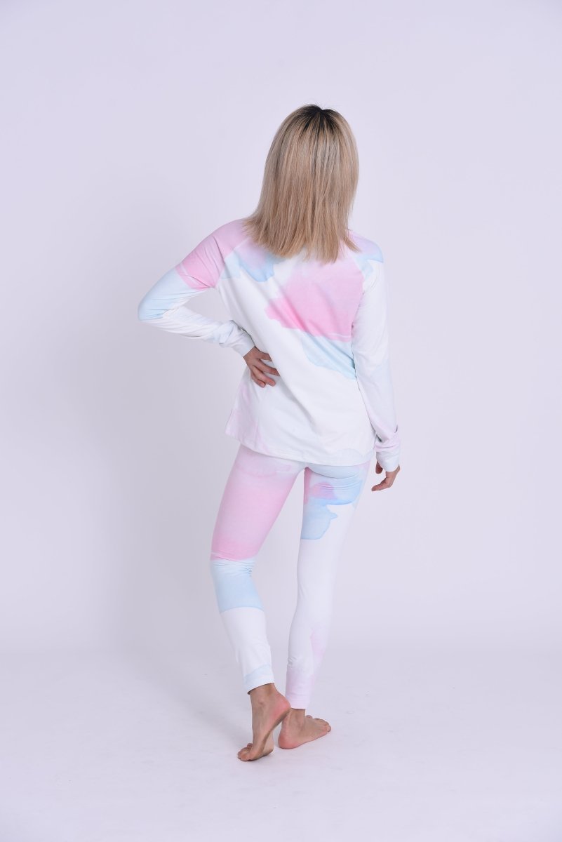 Watercolour Womens Baselayer Legging - OOSC Clothing - USA