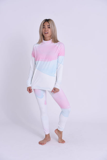Watercolour Womens Baselayer Legging - OOSC Clothing - USA