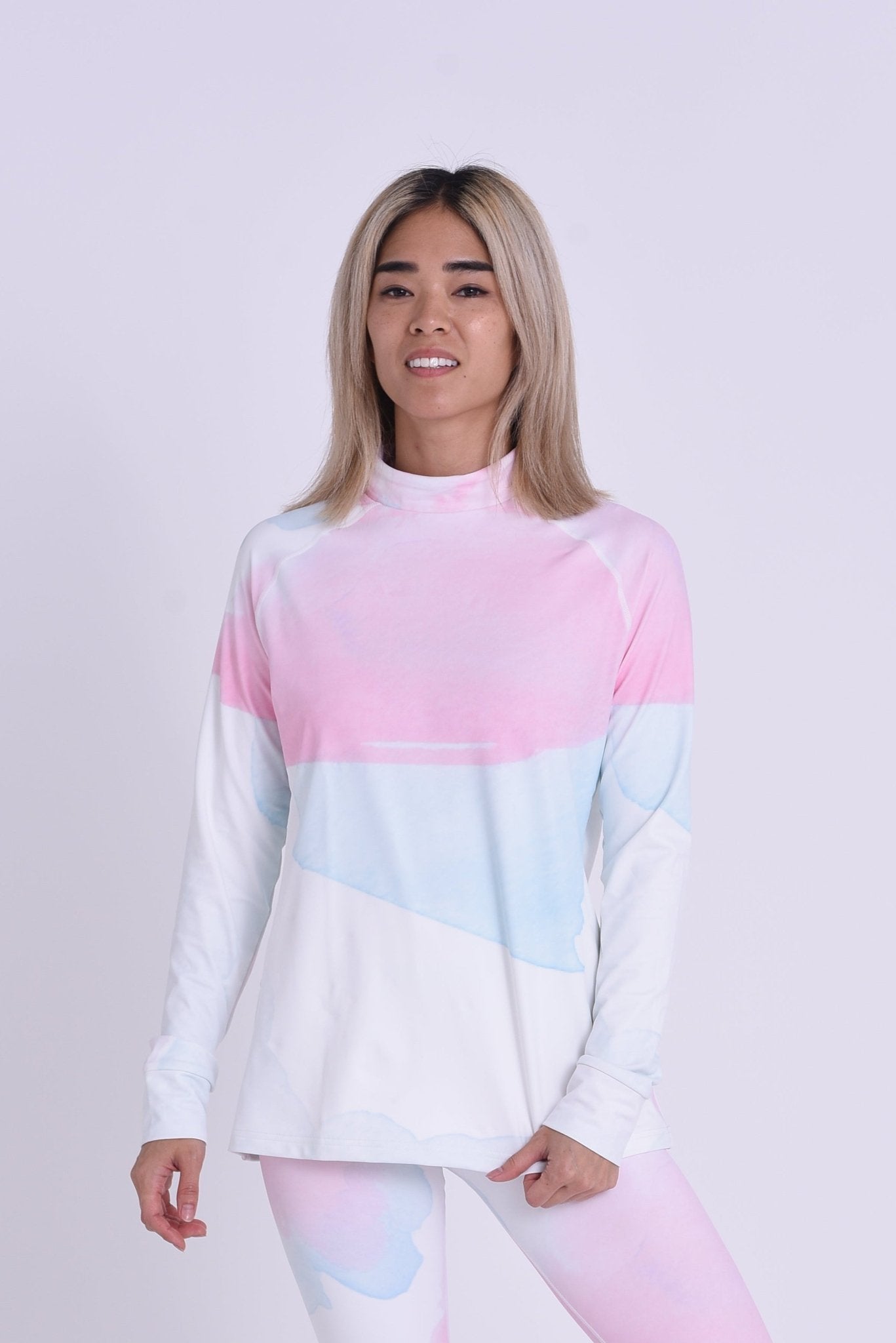 Watercolour Womens Baselayer Top - OOSC Clothing - USA