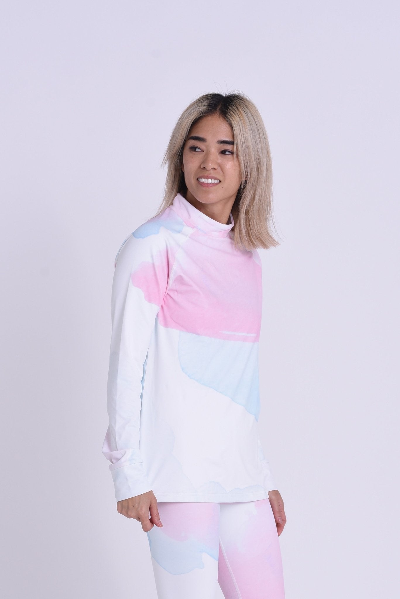 Watercolour Womens Baselayer Top - OOSC Clothing - USA