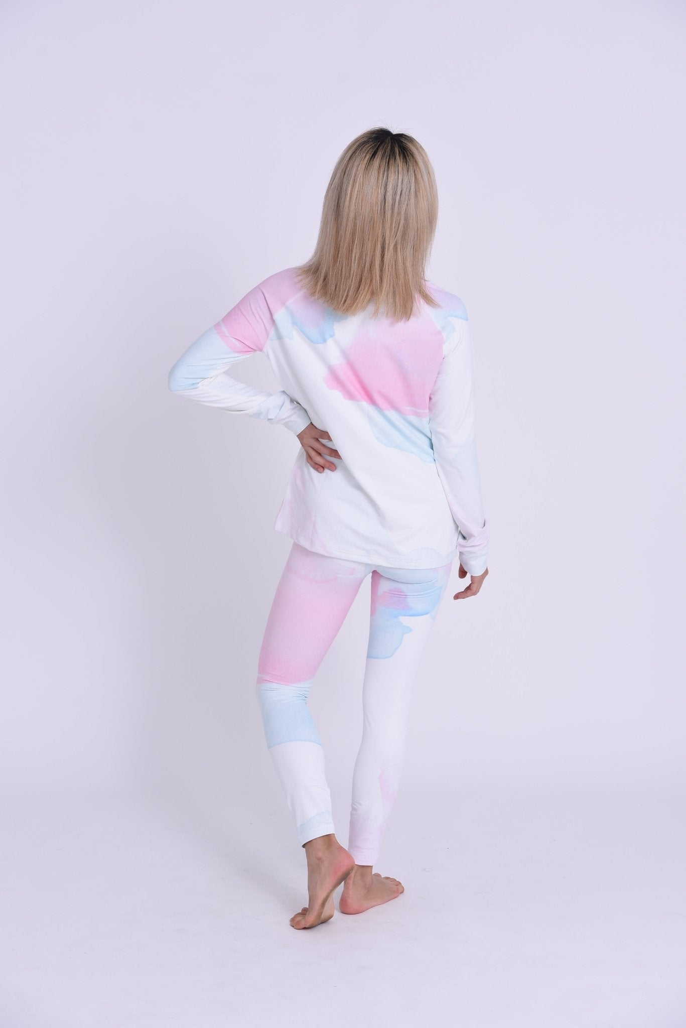 Watercolour Womens Baselayer Top - OOSC Clothing - USA