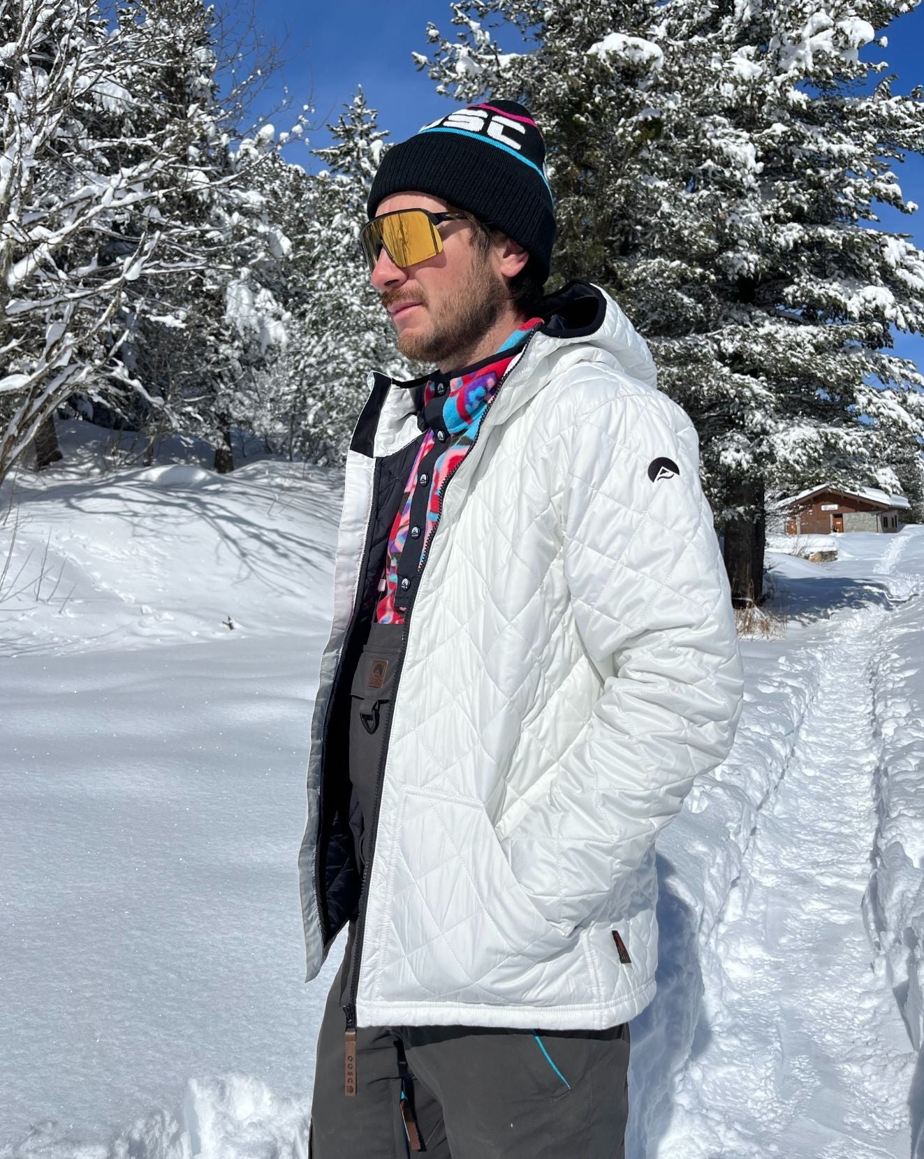 White Glacier Thermolite® Insulated Jacket - Men's - OOSC Clothing - USA