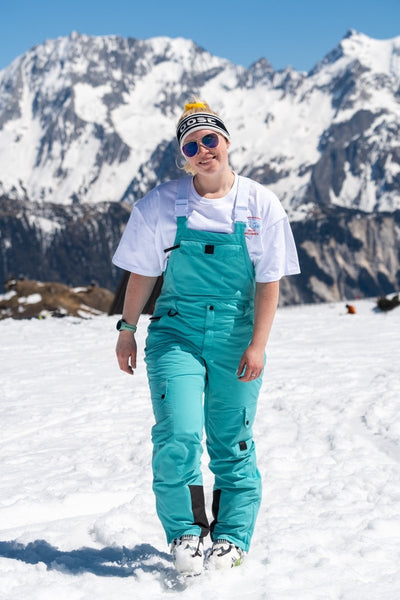 Yeh Girl Bib Pant - Aqua - OOSC Clothing - USA
