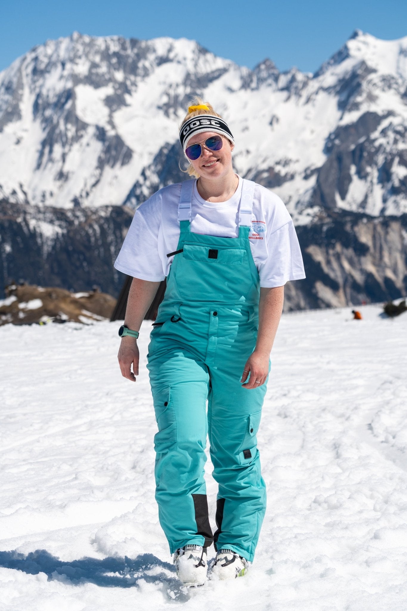 Yeh Girl Bib Pant - Aqua - OOSC Clothing - USA