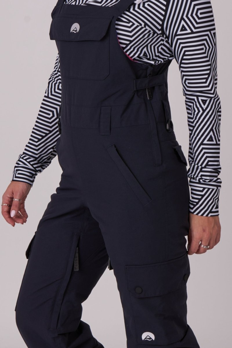 Yeh Girl Bib Pant - Black - OOSC Clothing - USA