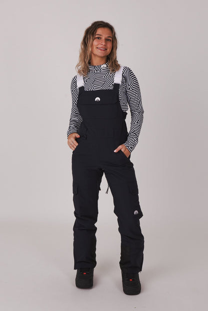 Yeh Girl Bib Pant Black - OOSC Clothing - USA