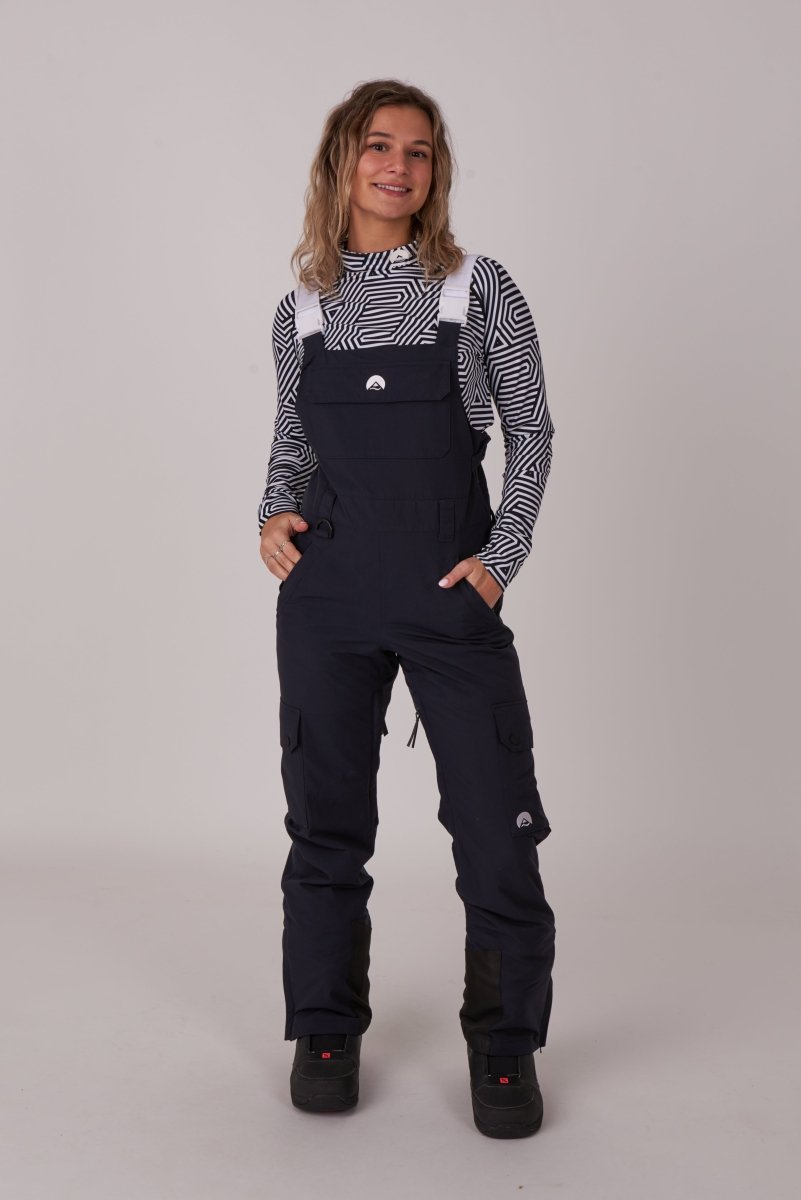 Yeh Girl Bib Pant - Black - OOSC Clothing - USA