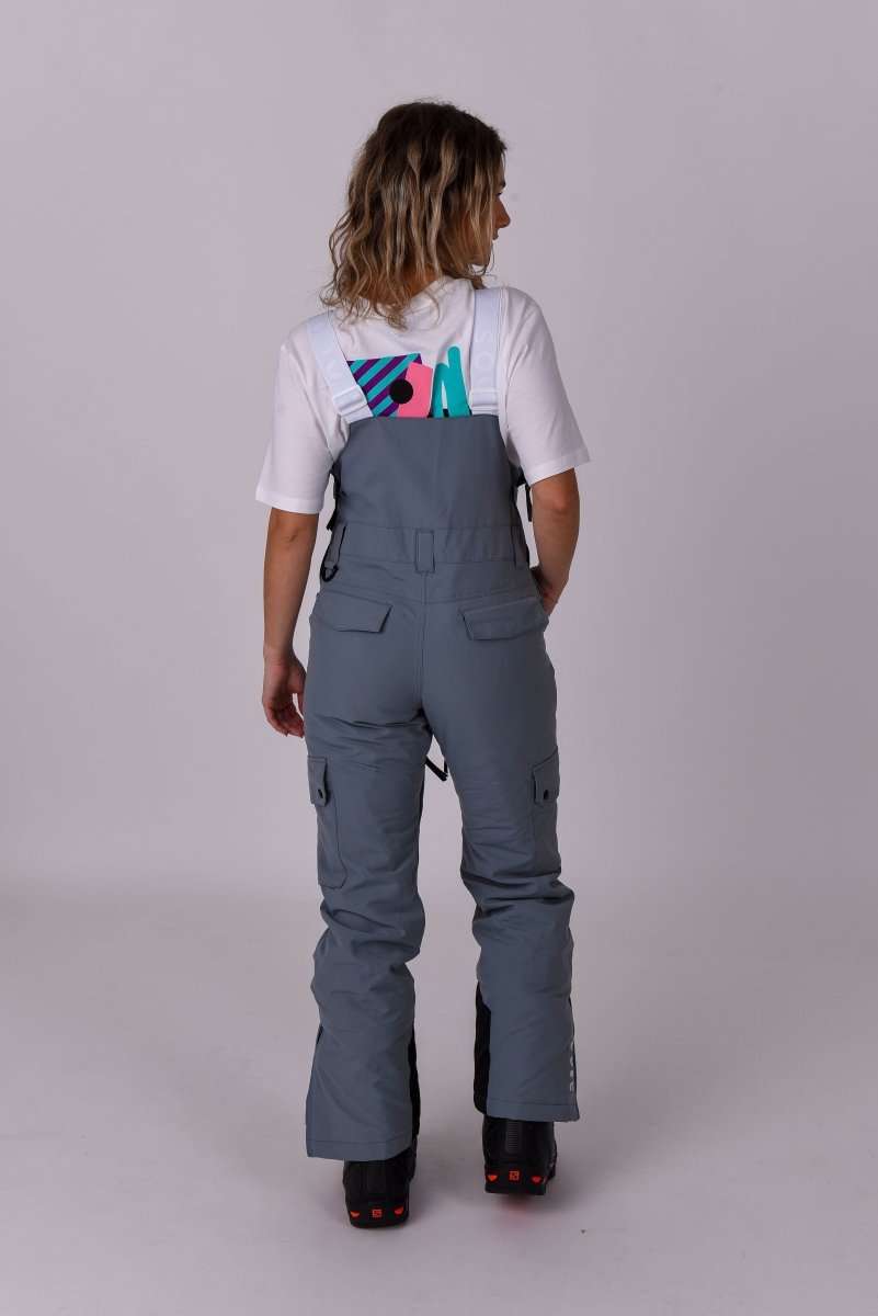 Yeh Girl Bib Pant - Grey - OOSC Clothing - USA