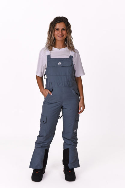 Yeh Girl Bib Pant Grey - OOSC Clothing - USA