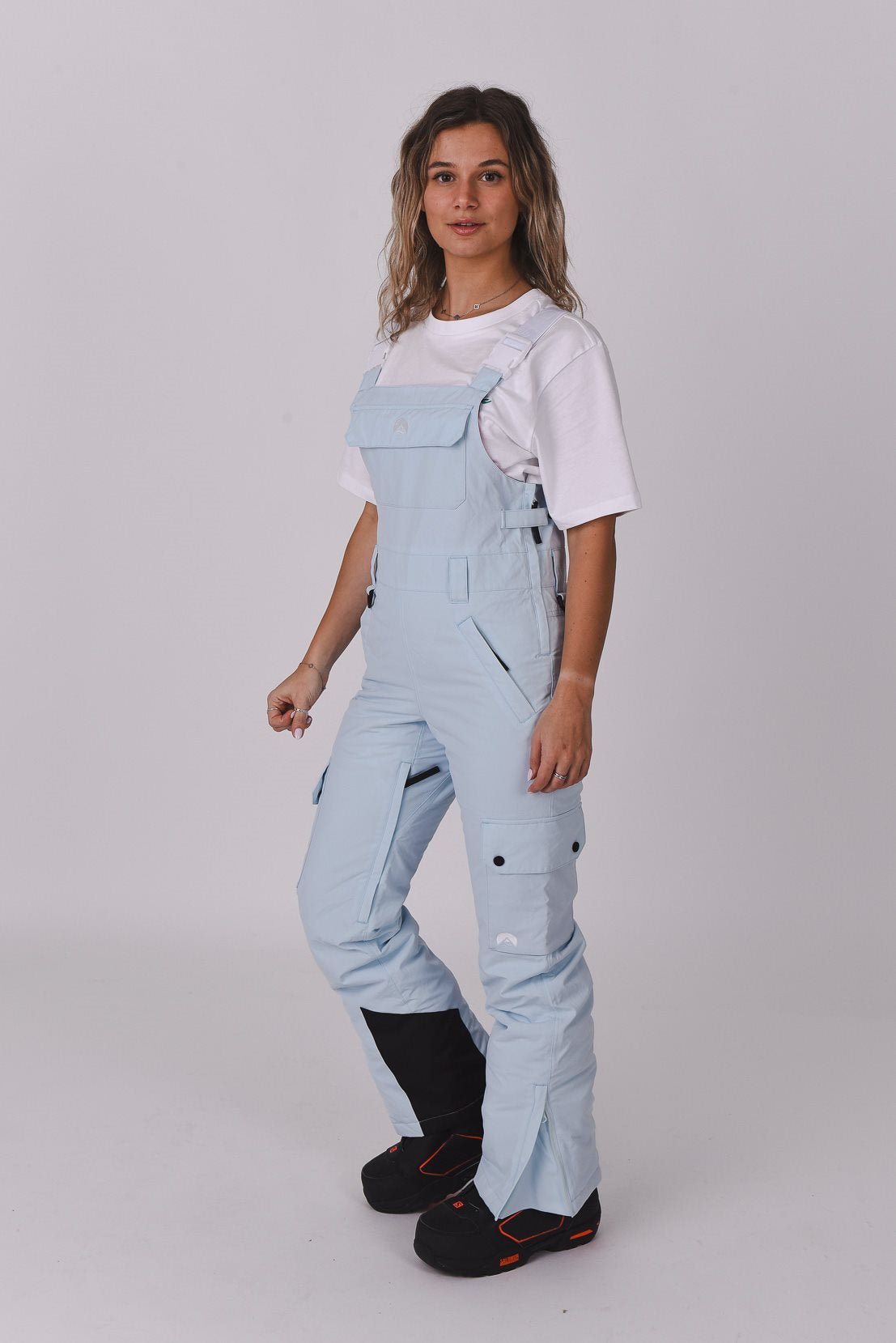 Yeh Girl Bib Pant Ice Blue - OOSC Clothing - USA