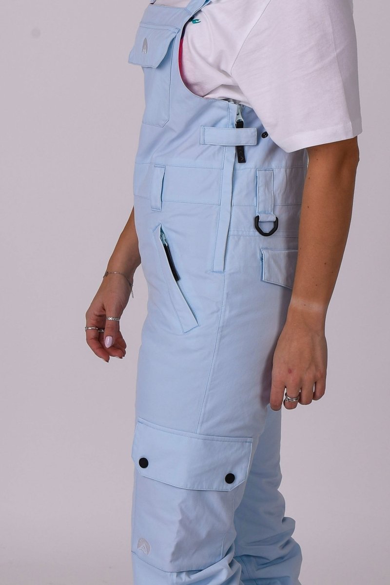 Yeh Girl Bib Pant - Ice Blue - OOSC Clothing - USA