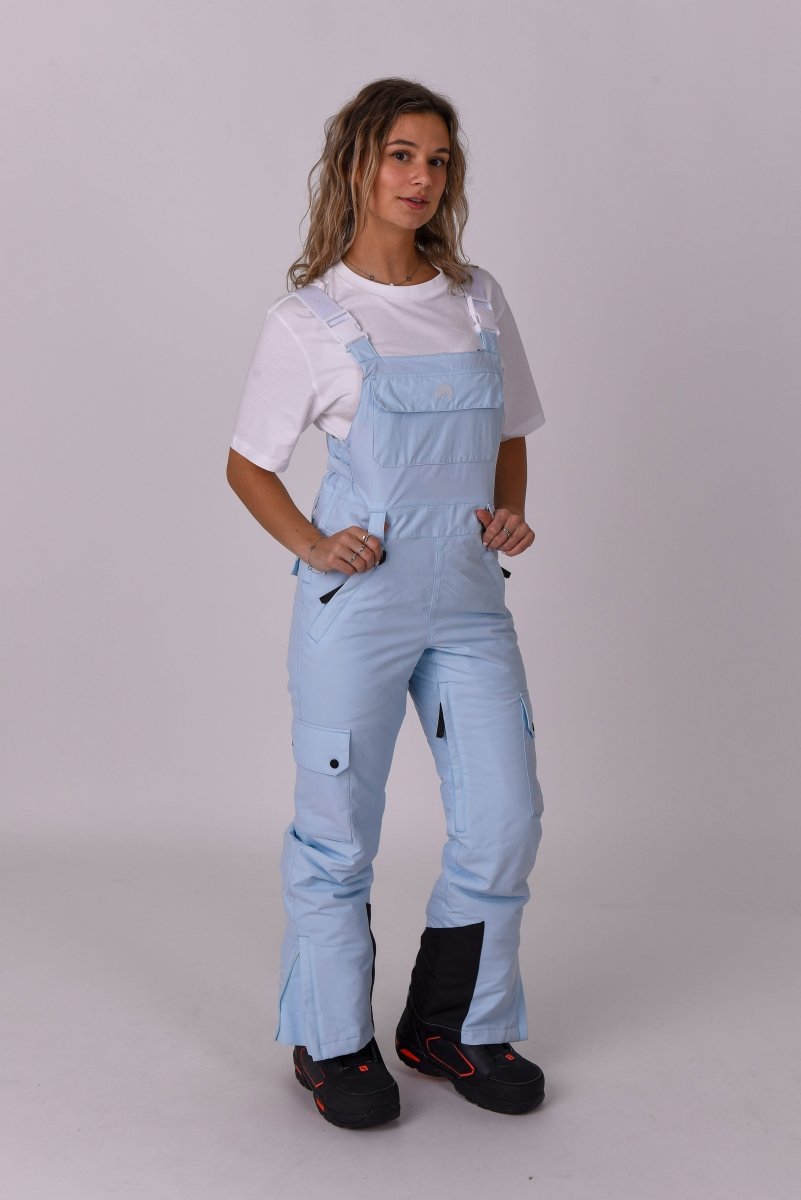 Yeh Girl Bib Pant - Ice Blue - OOSC Clothing - USA