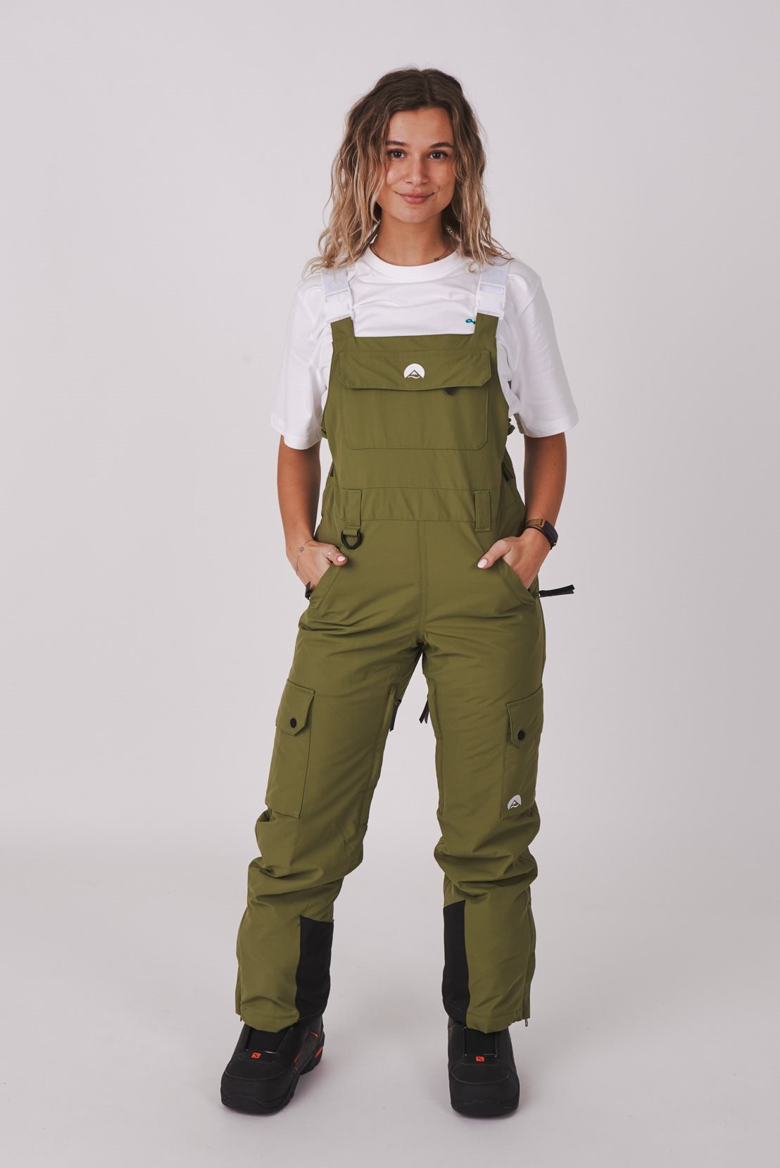 Yeh Girl Bib Pant Khaki - OOSC Clothing - USA