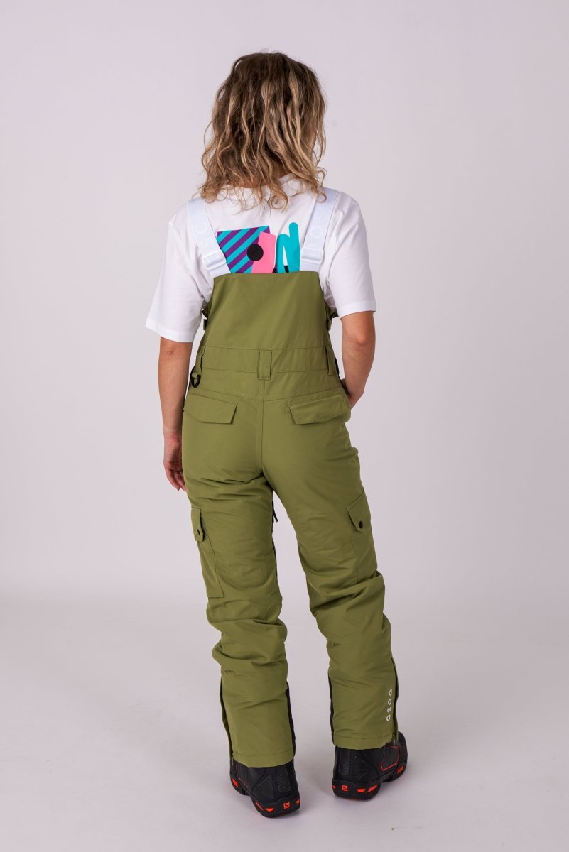 Yeh Girl Bib Pant - Khaki - OOSC Clothing - USA