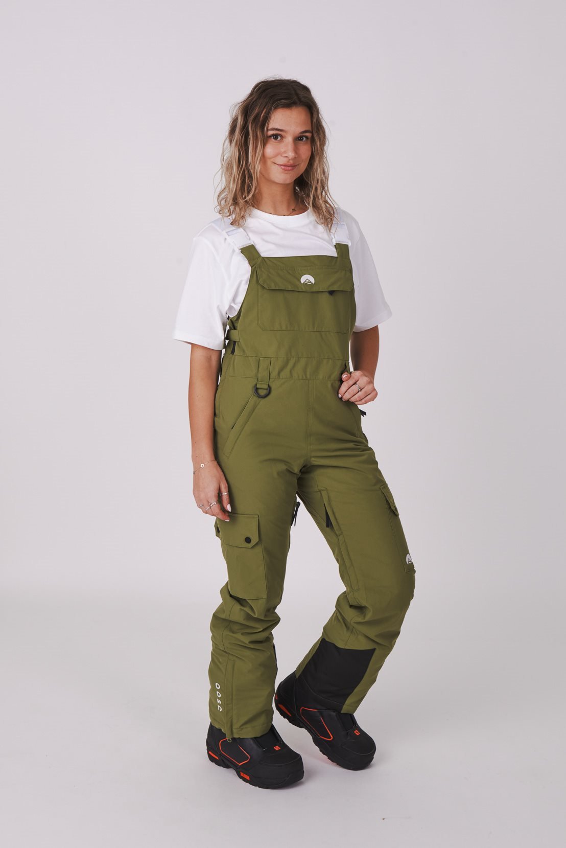 Yeh Girl Bib Pant Khaki - OOSC Clothing - USA