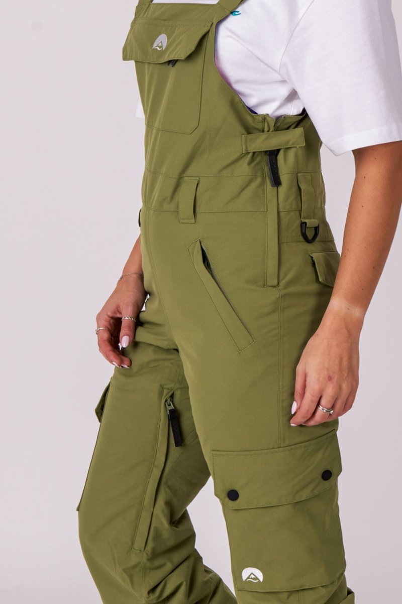 Yeh Girl Bib Pant - Khaki - OOSC Clothing - USA