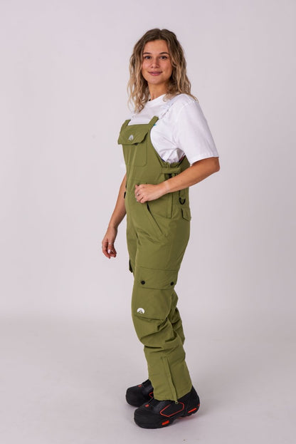 Yeh Girl Bib Pant - Khaki - OOSC Clothing - USA