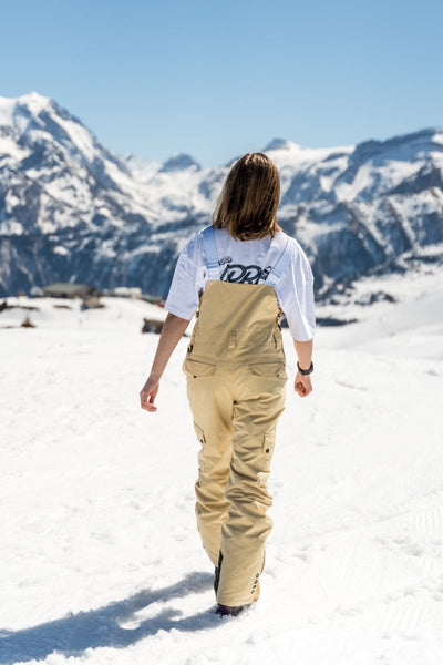 Yeh Girl Bib Pant - Sand - OOSC Clothing