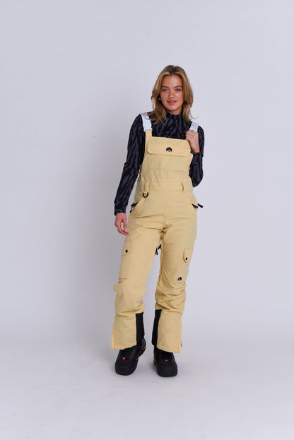 Yeh Girl Bib Pant - Sand - OOSC Clothing - USA