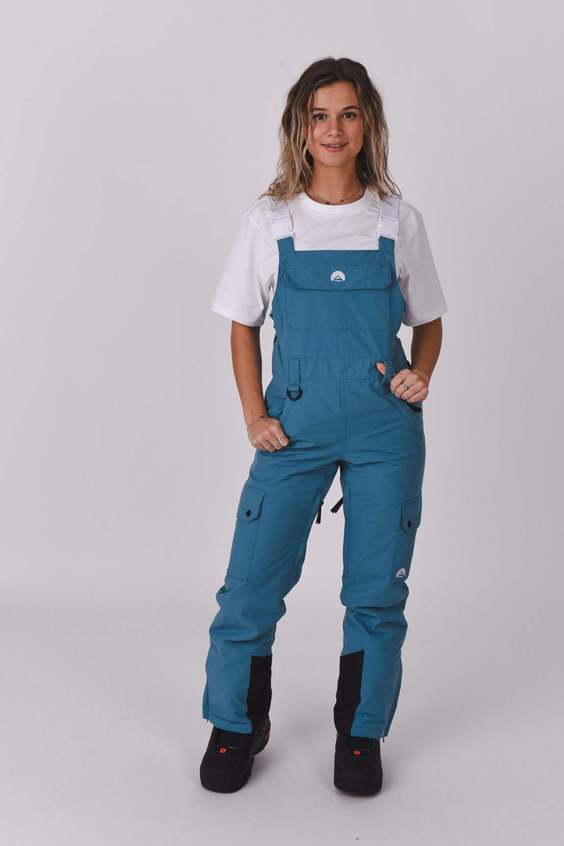 Yeh Girl Bib Pant Teal - OOSC Clothing - USA