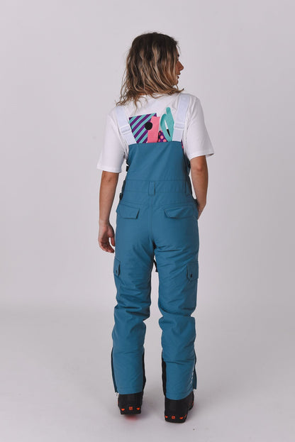 Yeh Girl Bib Pant Teal - OOSC Clothing - USA