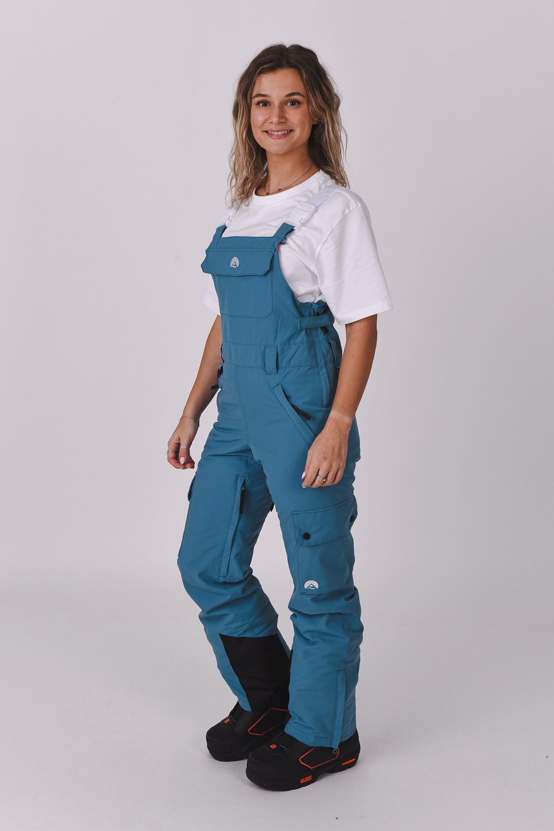 Yeh Girl Bib Pant Teal - OOSC Clothing - USA