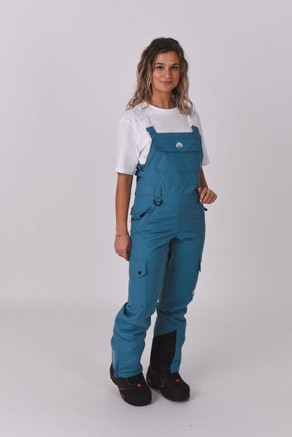 Yeh Girl Bib Pant Teal - OOSC Clothing - USA