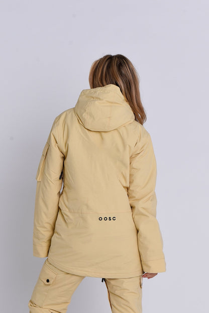 Yeh Girl Ski & Snowboard Jacket - Desert Sand - OOSC Clothing - USA