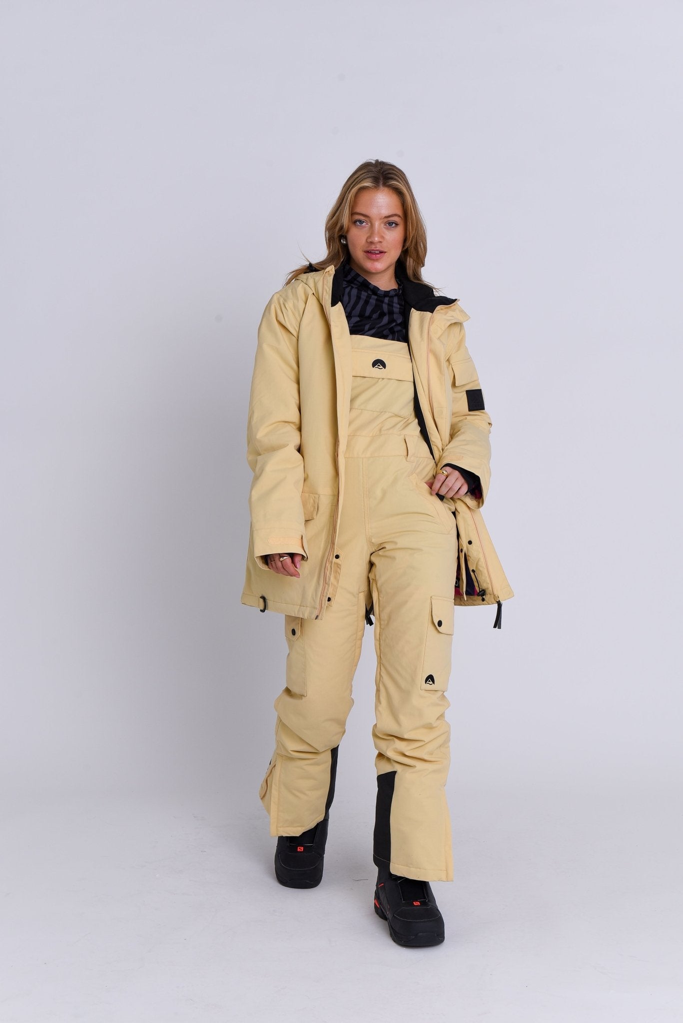 Yeh Girl Ski & Snowboard Jacket - Desert Sand - OOSC Clothing - USA