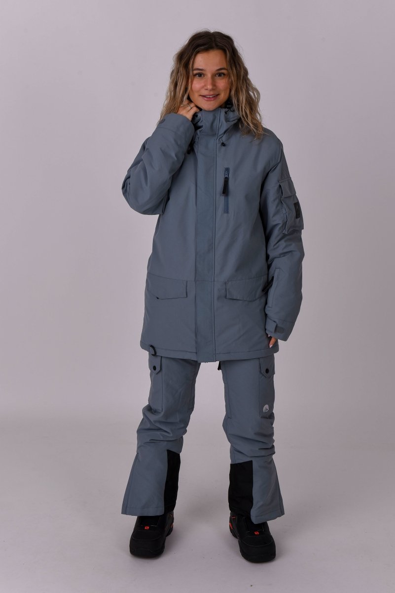 Yeh Girl Ski & Snowboard Jacket - Grey - OOSC Clothing - USA