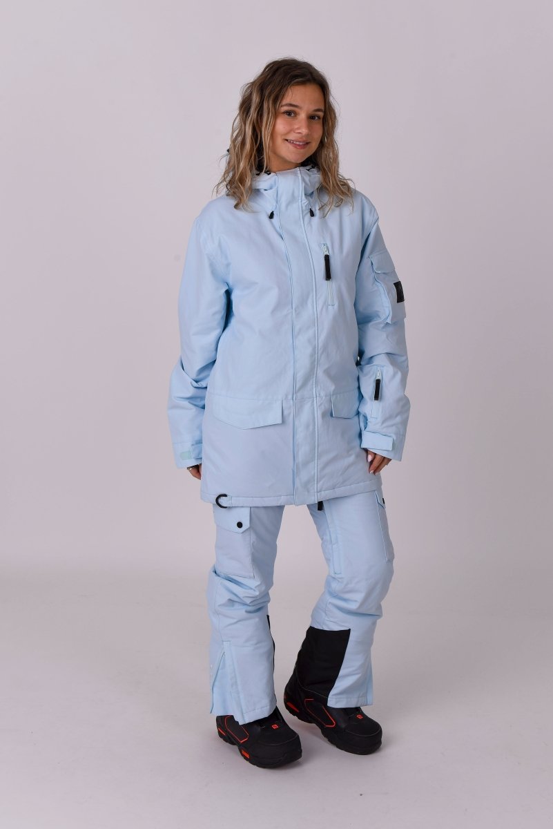 Yeh Girl Ski & Snowboard Jacket - Ice Blue – OOSC Clothing - USA