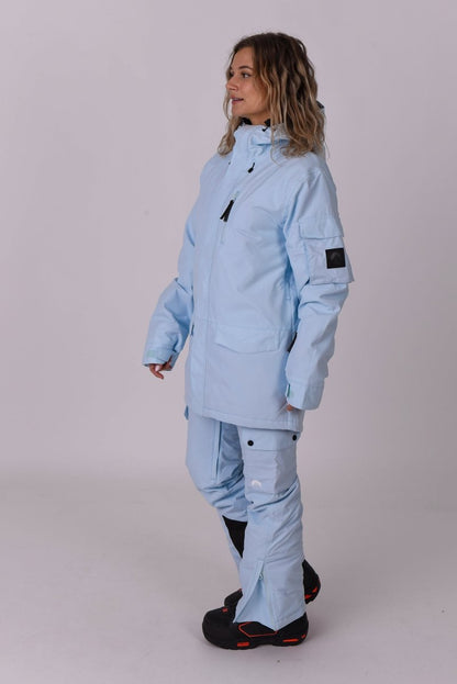 Yeh Girl Ski & Snowboard Jacket - Ice Blue - OOSC Clothing - USA