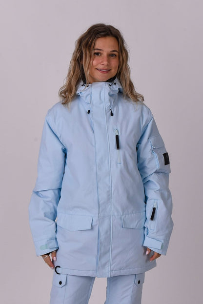 Yeh Girl Ski & Snowboard Jacket - Ice Blue - OOSC Clothing - USA