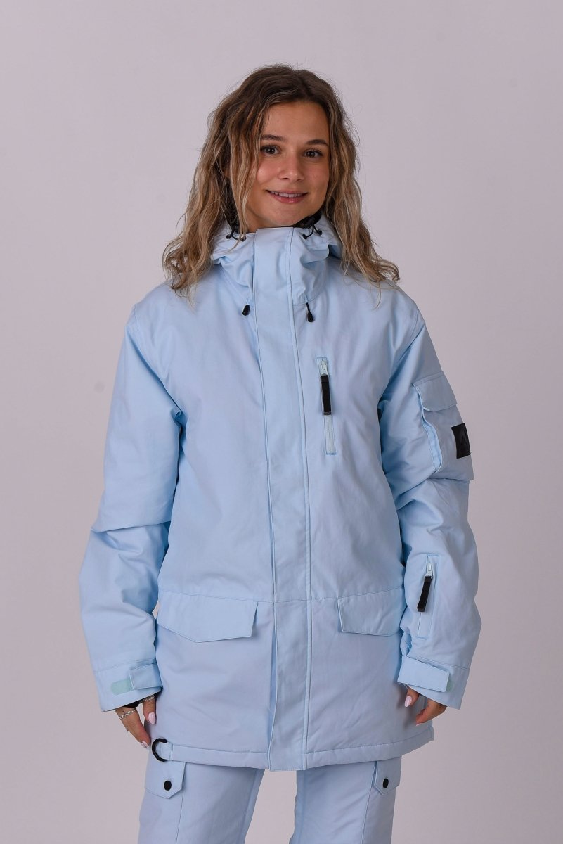 Yeh Girl Ski & Snowboard Jacket - Ice Blue - OOSC Clothing - USA