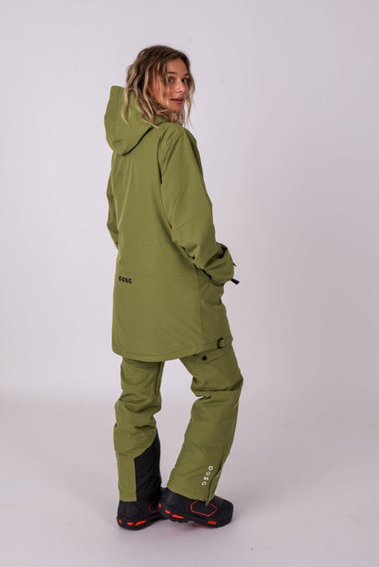 Yeh Girl Ski & Snowboard Jacket - Khaki - OOSC Clothing - USA