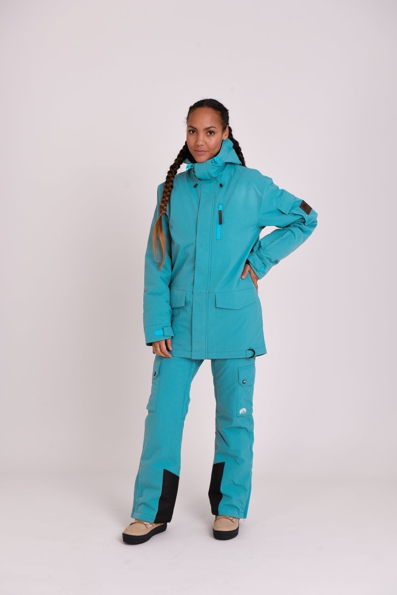 Yeh Girl Ski & Snowboard Jacket - Teal – OOSC Clothing - USA