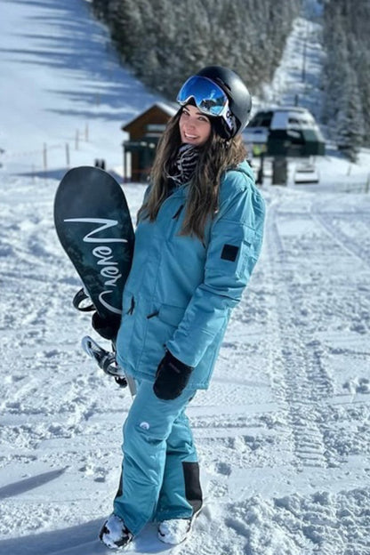 Yeh Girl Ski & Snowboard Jacket - Teal - OOSC Clothing - USA