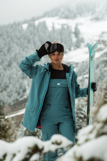 Yeh Girl Ski & Snowboard Jacket Teal - OOSC Clothing - USA