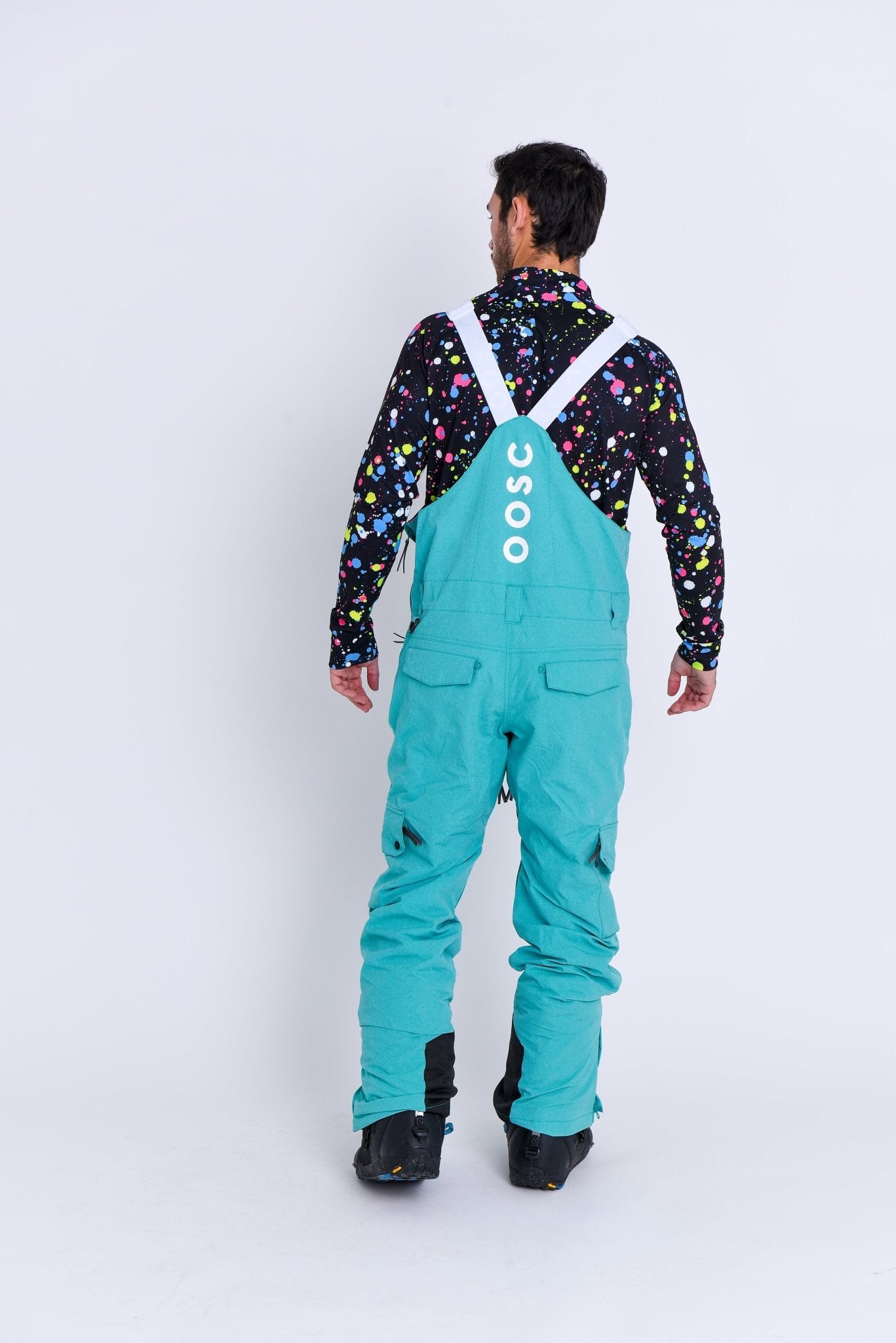 Yeh Man Bib Pant - Aqua - OOSC Clothing - USA