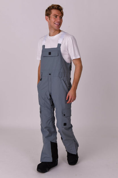 Yeh Man Bib Pant - Grey - OOSC Clothing - USA