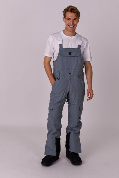 Yeh Man Bib Pant - Grey - OOSC Clothing - USA