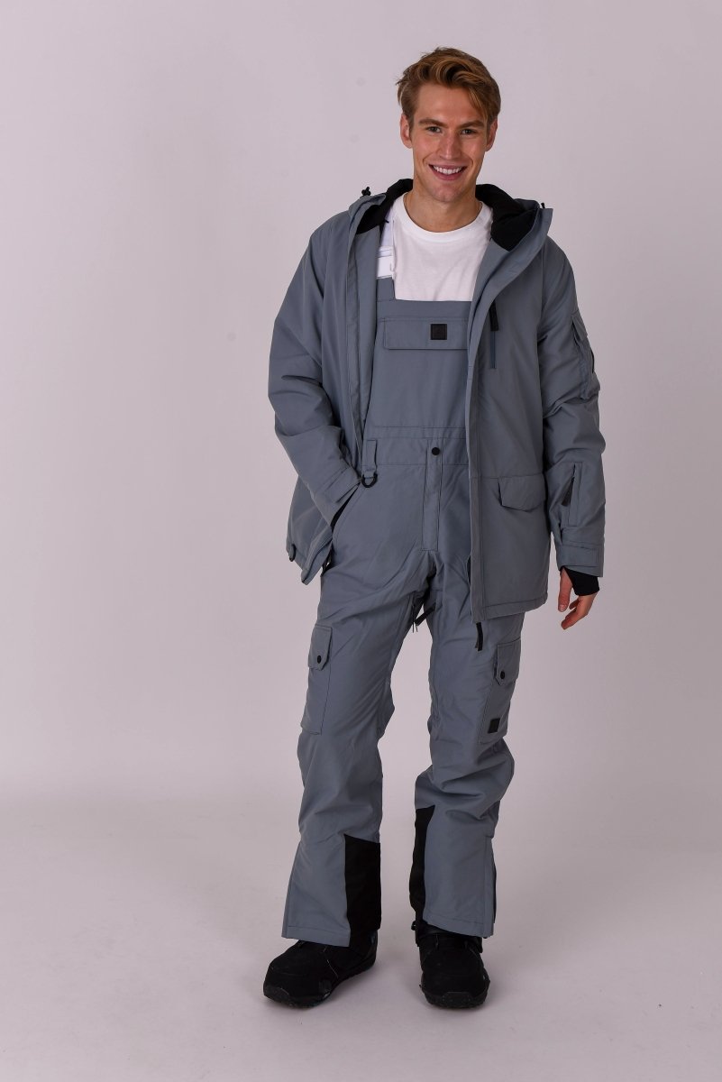 Yeh Man Bib Pant - Grey - OOSC Clothing - USA