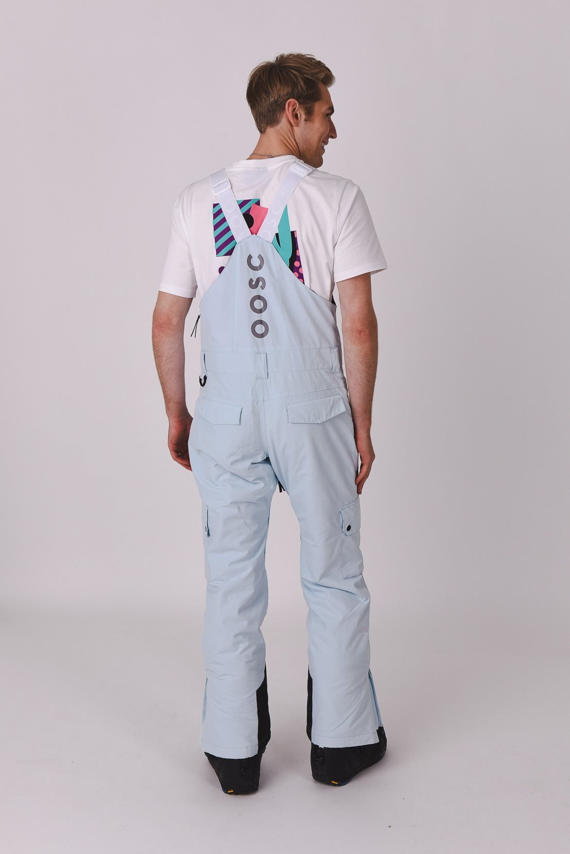 Yeh Man Bib Pant Ice Blue - OOSC Clothing - USA