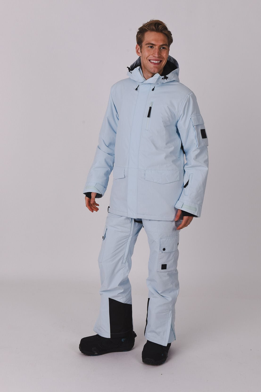 Yeh Man Bib Pant Ice Blue - OOSC Clothing - USA