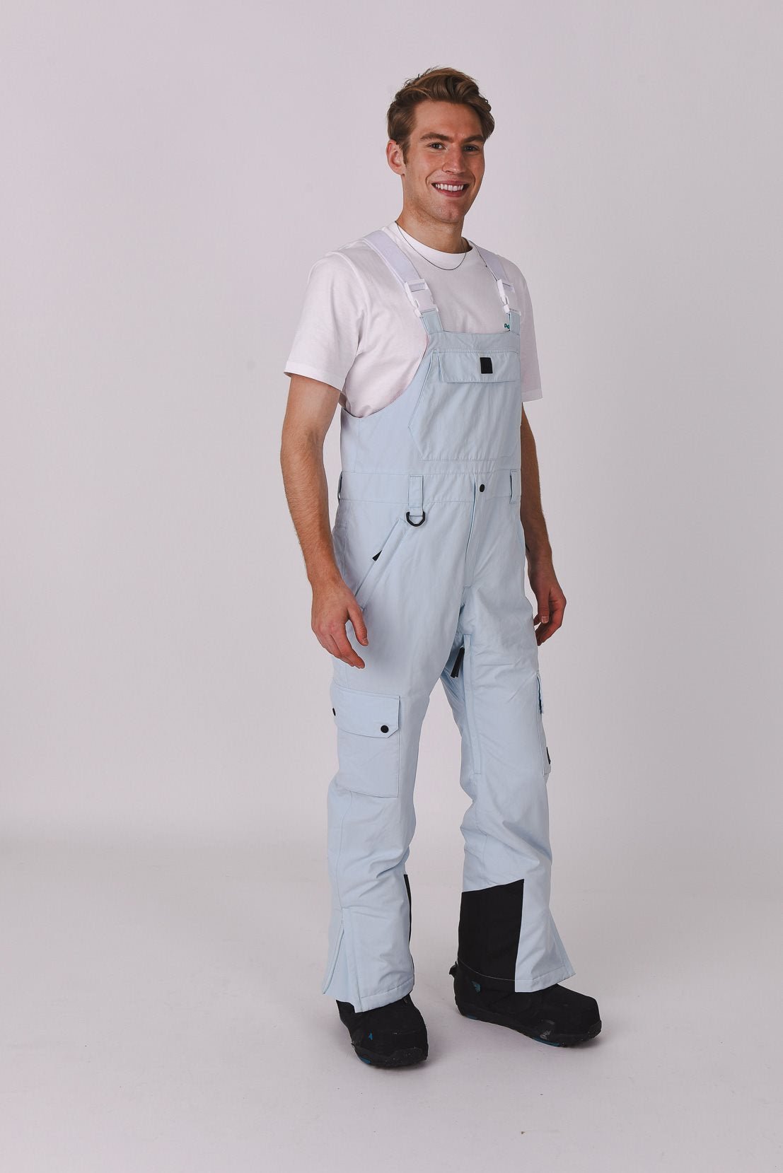 Yeh Man Bib Pant Ice Blue - OOSC Clothing - USA