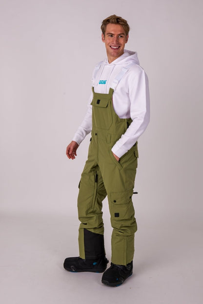 Yeh Man Bib Pant - Khaki - OOSC Clothing - USA