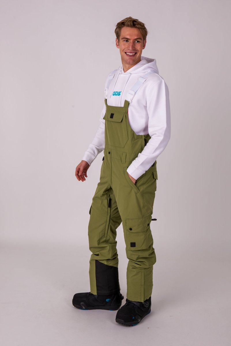 Yeh Man Bib Pant - Khaki - OOSC Clothing - USA