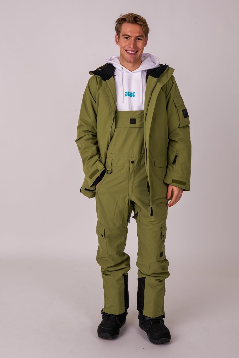 Yeh Man Bib Pant - Khaki - OOSC Clothing - USA