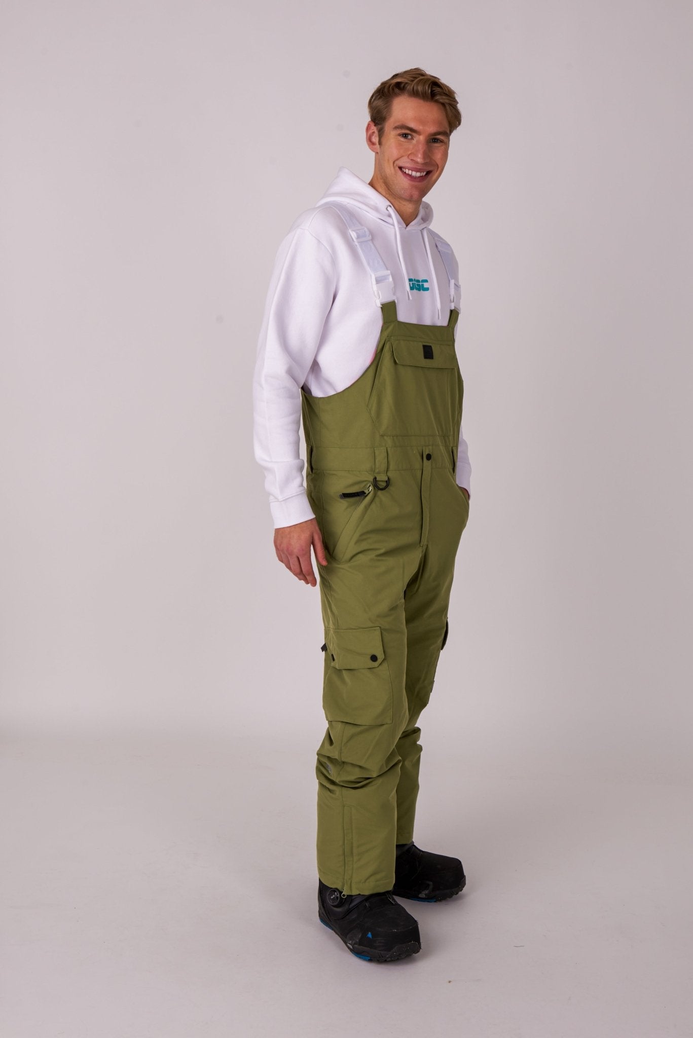 Yeh Man Bib Pant - Khaki - OOSC Clothing - USA