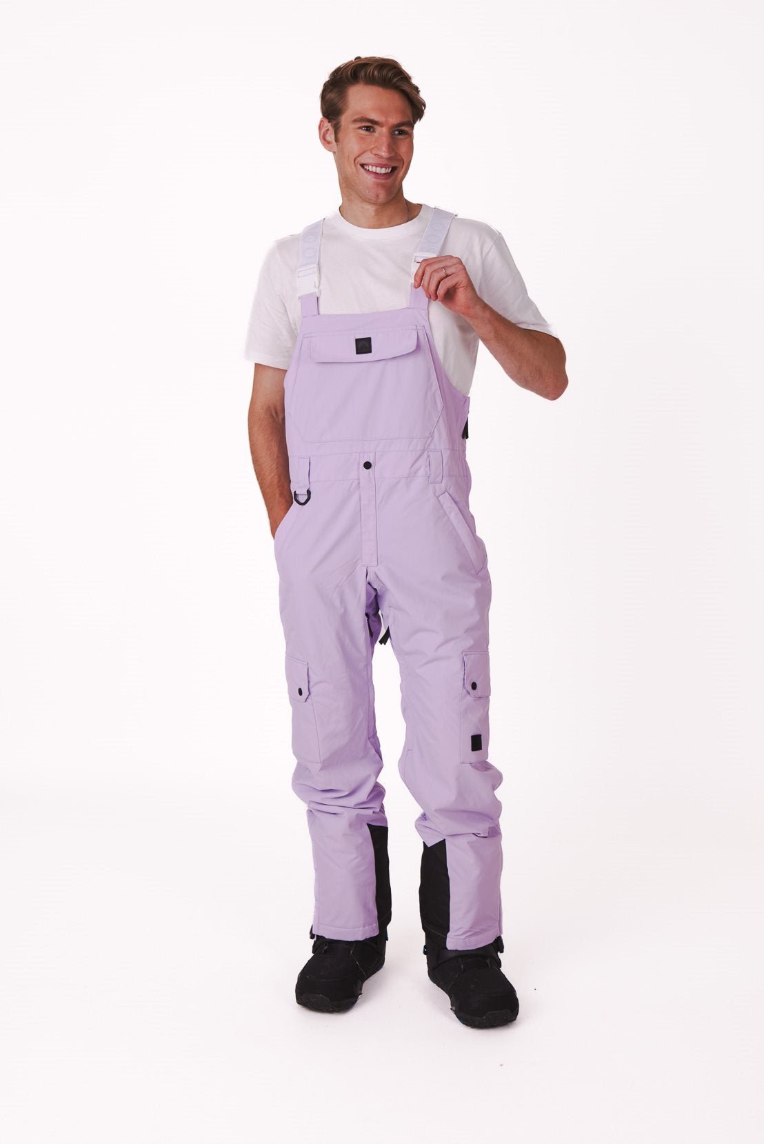 Yeh Man Bib Pant Lavender - OOSC Clothing - USA